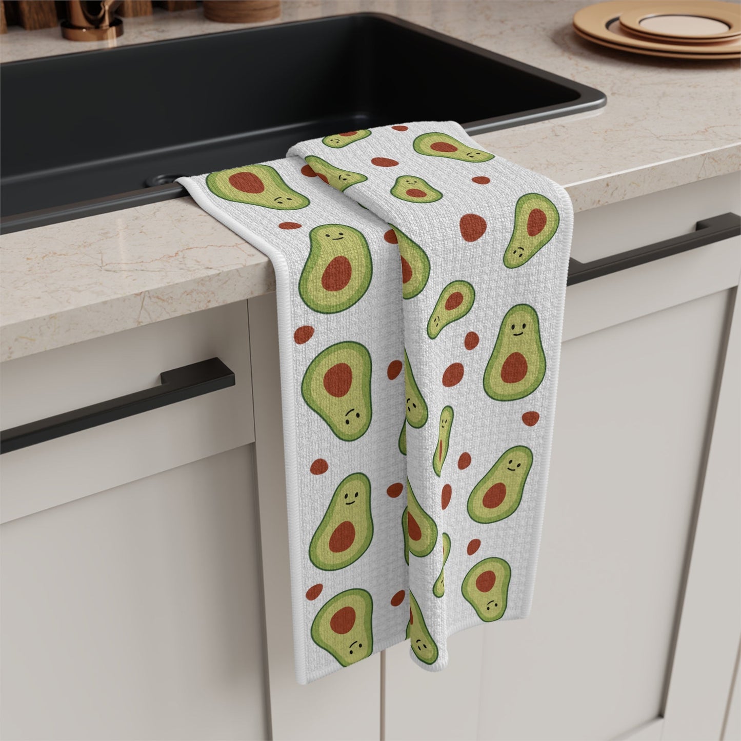 Cute Avocado - 16’’ × 25’’ - Tea Towel