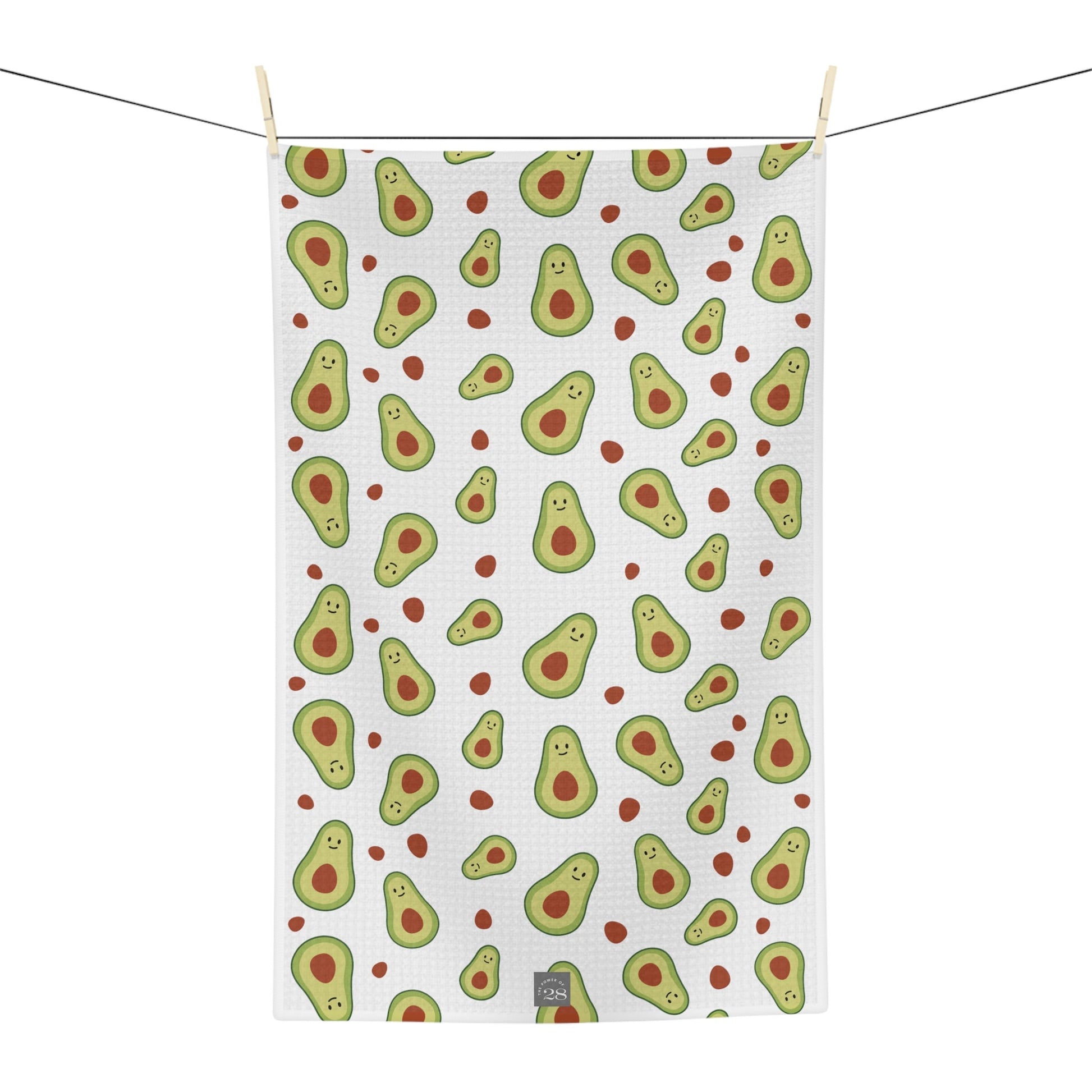 Cute Avocado - 16’’ × 25’’ - Tea Towel