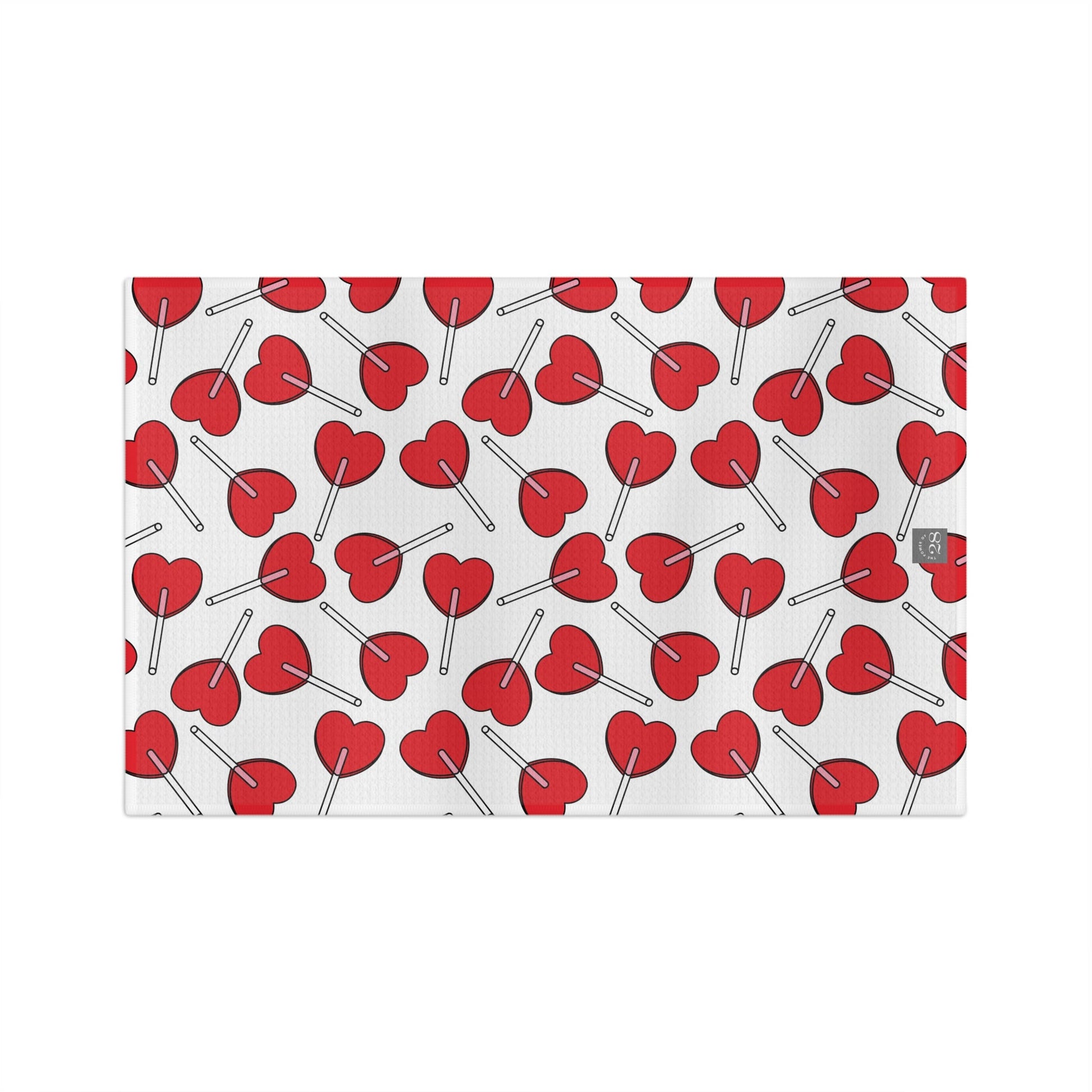 Heart Lollipop - 16’’ × 25’’ - Tea Towel