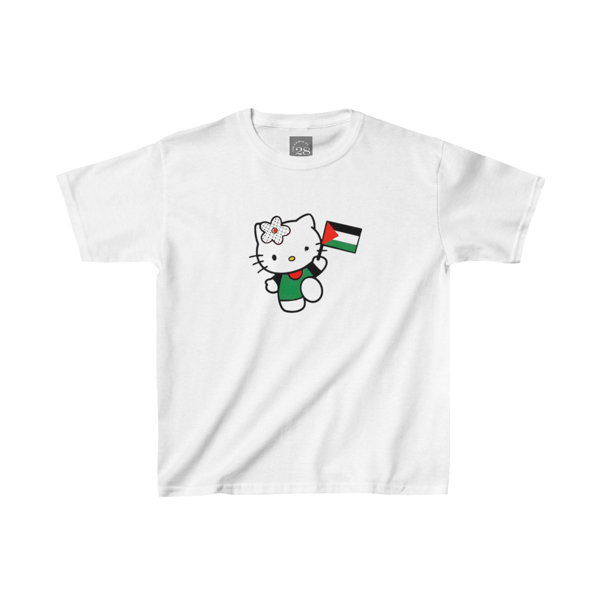 Hello Kitty Palestine - XS / White - Kids Tees
